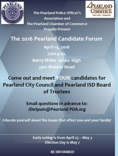 PPOA Candidate Forum 2016
