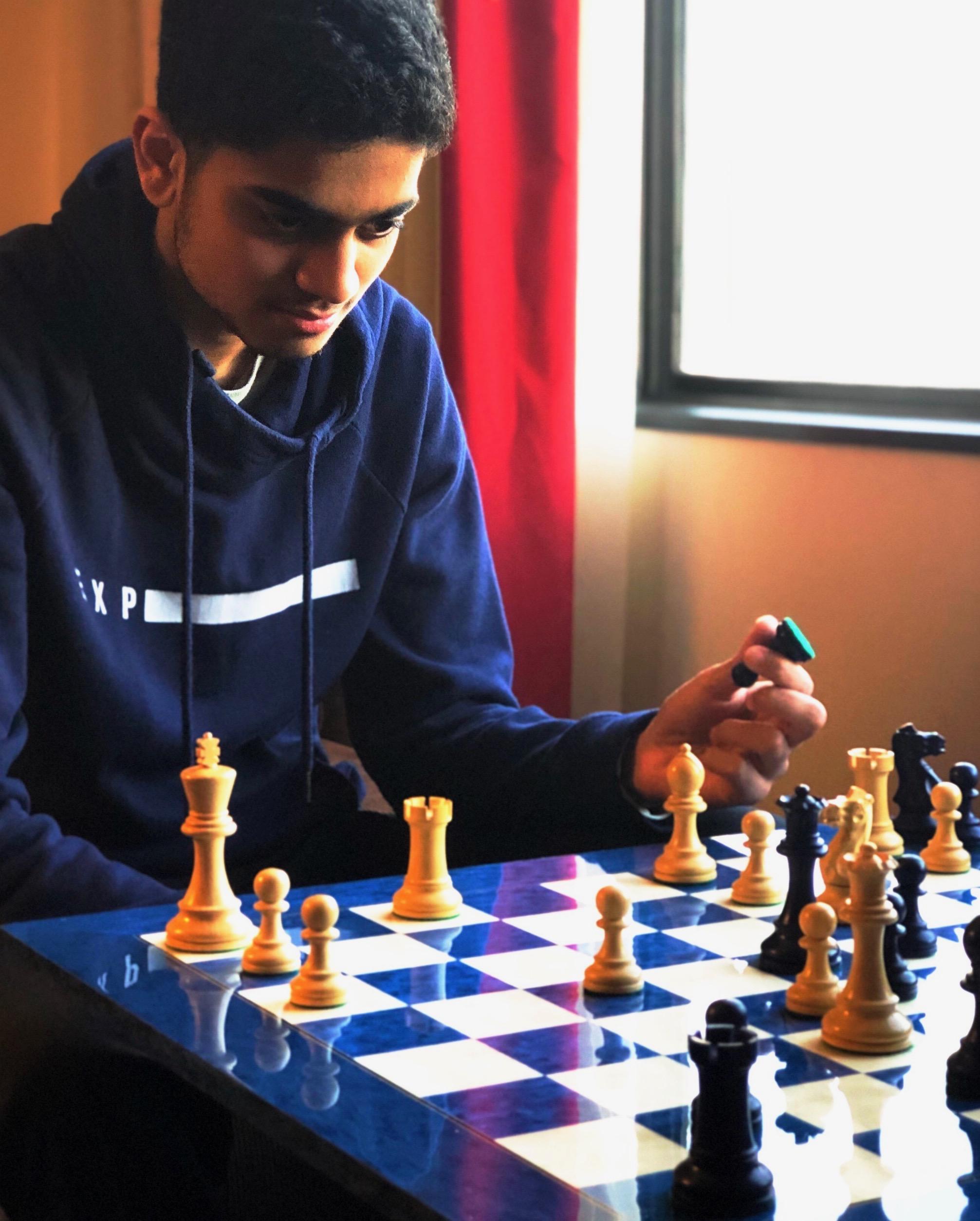 Chess inspires 17-year-old student to help others locally and